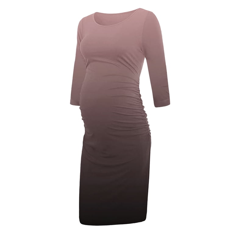 YABCSAZ Maternity Nursing Dress for Women Short Sleeve Round Neck Print  Homewear Breastfeeding Loungewear Casual Slim Fit Soft Comfy Mini Dress  Ruched Pregnancy Clothes - Walmart.com