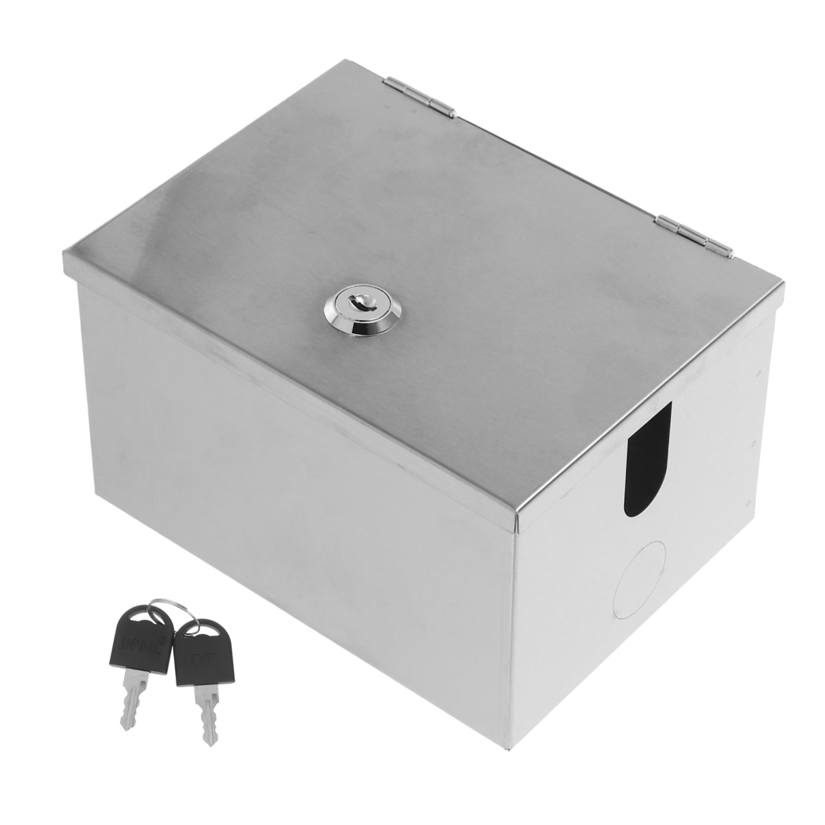 OFFIGAM Weatherproof Stainless Steel Outdoor Socket Box with Lock, Anti-Theft for Electrical Outlets