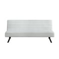 thumbnail image 4 of Serta Danbury Modern Twin Futon, Ivory Woven Fabric, 4 of 13