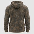 thumbnail image 6 of Telankuip Wolf Graphic Hoodies for Men Winter Flannel Warm Cozy Long Sleeve Drawstring Hooded Sweatshirts Retro Wild Animals Printed Soft Casual Pullover Tops with Pocket C-Brown XXXL, 6 of 8