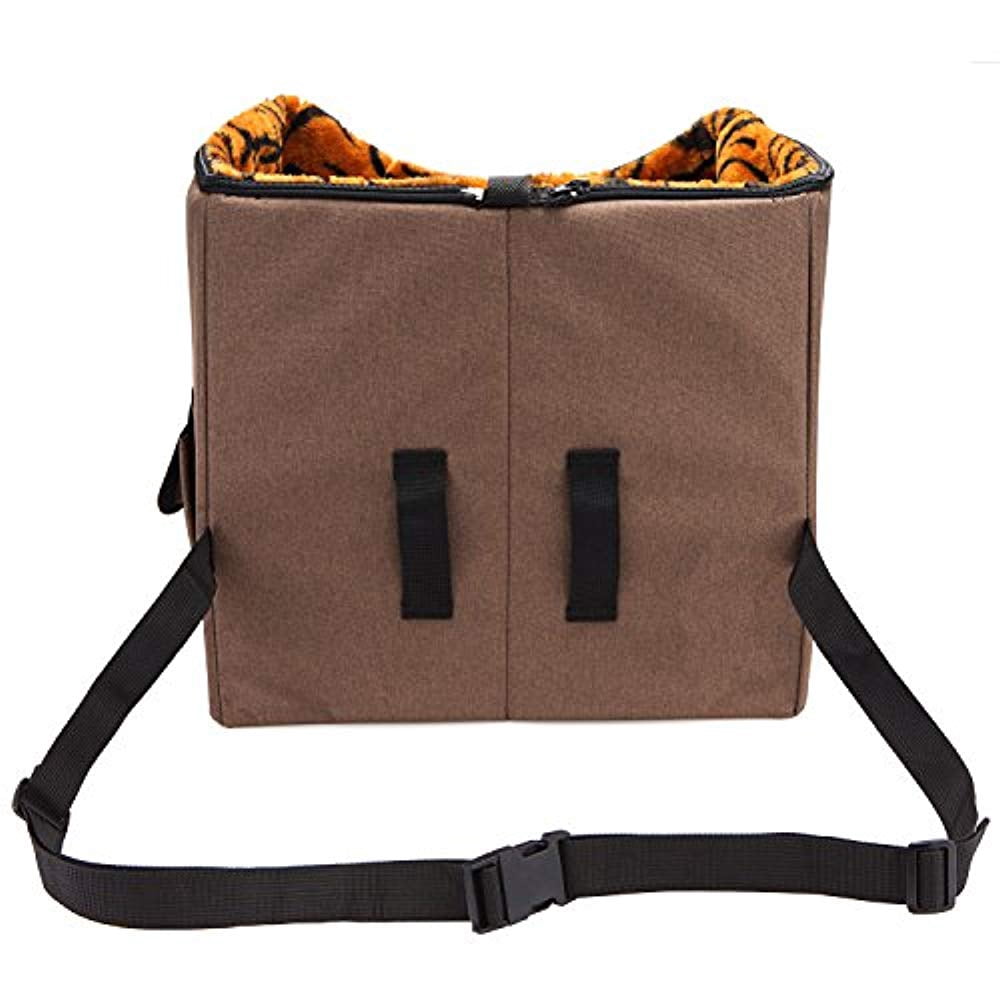 Arf Pets Pet Car Seat, Dog Booster Safety Seat with Adjustable Straps, Foam Base and Tether Strap