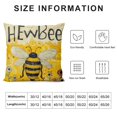 thumbnail image 5 of Happy Kind Throw Pillow Covers,Summer Honey and Cushion Case for Sofa Couch, 5 of 5