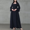 thumbnail image 1 of Vestido Medieval de lino y algodón para mujer, traje largo de estilo victoriano, caftán, ideal para carnaval y Halloween, Verano, 1 of 2