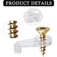 thumbnail image 3 of EcoNesxp Mirror Clips with Gold Screws 25 Pieces, 3 of 5