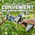 HART 20Volt Brushless OneHanded BatteryPowered Reciprocating Saw
