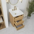 thumbnail image 5 of Cadiz 24" Single Bathroom Vanity in Washed Ash Grey w/Lightning White Composite, 5 of 16