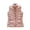 Pink, variant on Womens Packable Lightweight Down Vest Winter Sleeveless Down Jacket Puffer Vest
