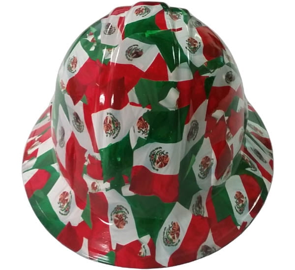 Hydro Dipped Hard Hats Full Brim Style