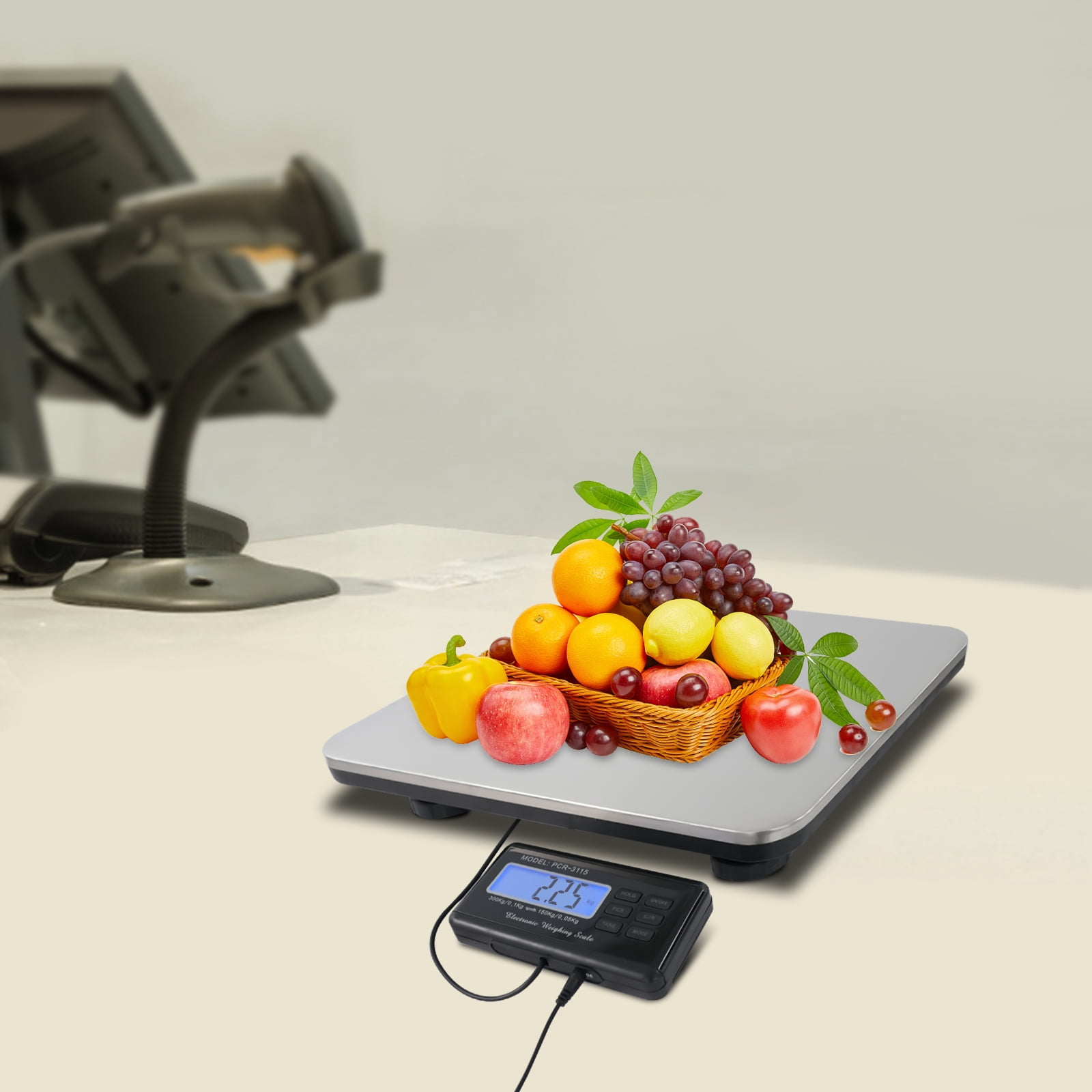 Pet Scale, 300kg Heavy Duty Digital Small Pet Weight Scale LCD Display  Tabletop Scale 660LB for Cats Dogs Measure Tool Shipping Postal Platform Scale