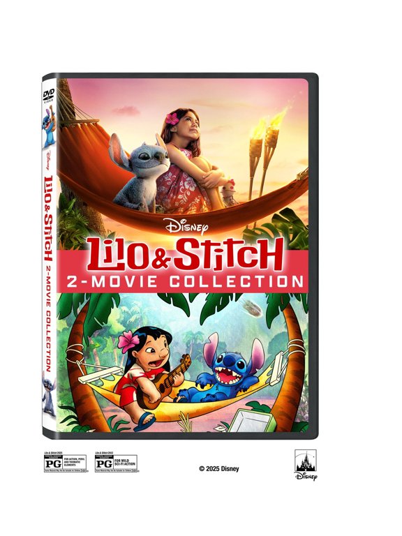 Open Box Lilo And Stitch (2025) / Lilo And Stitch (2002) 2- Movie Collection (DVD) Walt Disney Pictures, Action & Adventure