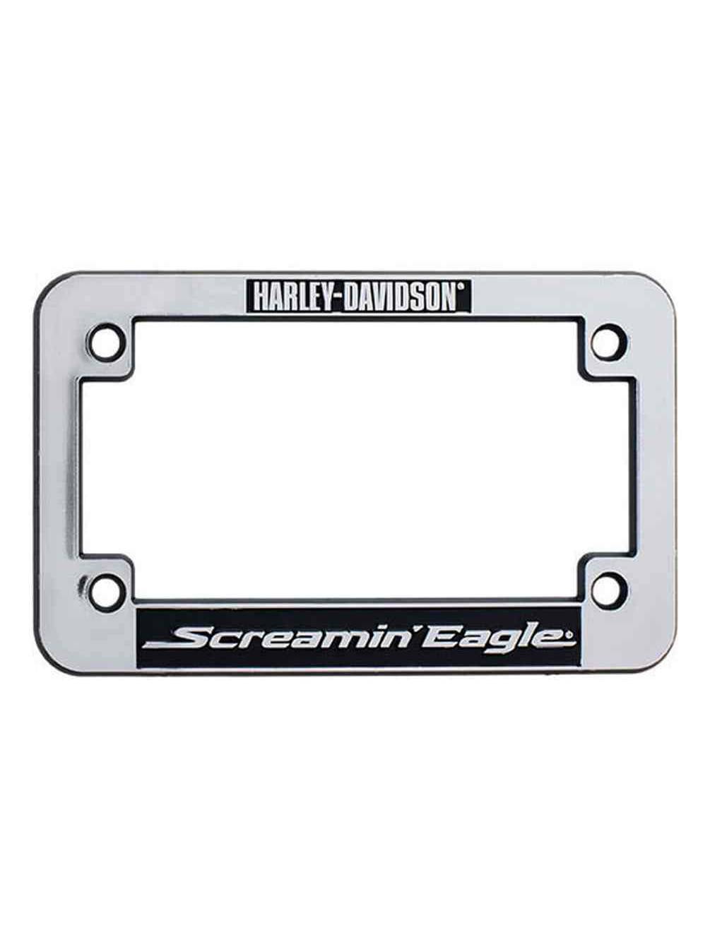 Chrome Chain License Plate Frame for 4" x 7" Harley Motorcycle Custom 