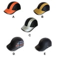 thumbnail image 3 of Naiovety Casco de motocicleta Vintage gorras de béisbol mujeres hombres ciclismo cuero seguridad Scooter eléctrico casco protección para la Ciclismo cuadros negros, 3 of 6