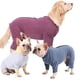 thumbnail image 5 of xl Ropa de una pieza cálida de Color sólido para mascotas, ropa resistente a lamer heridas para perros, 5 of 5