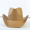 thumbnail image 4 of SRZYMJ Straw Sun Beach Cowboy Hat for Women Short Brim Western Cowgirl Hat, 4 of 4