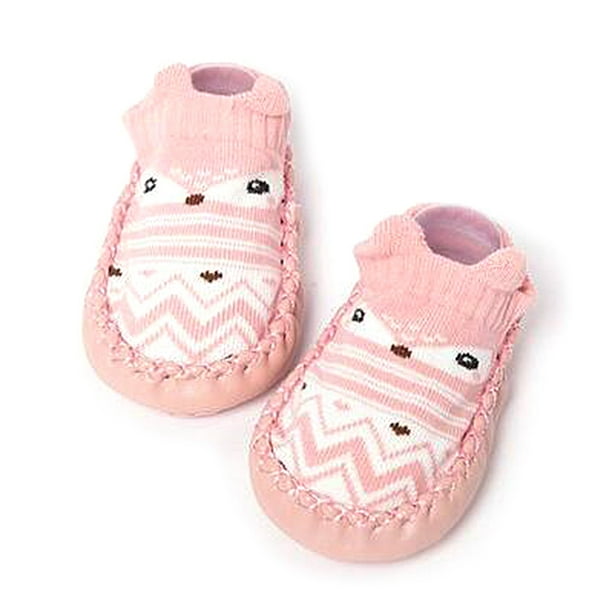Zapatos de bebé de dibujos animados, zapatos de algodón para recién nacidos, suela suave, zapatos para bebés de otoño e invierno para niña y niño