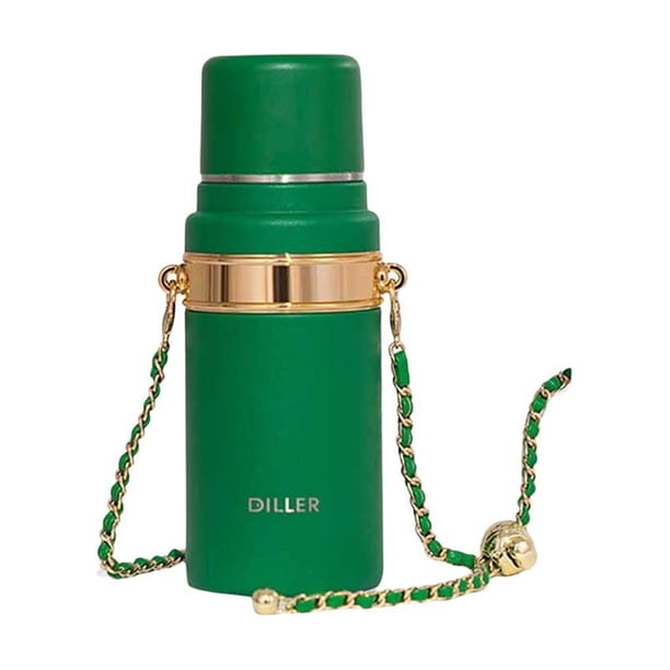 Bearachild Vacío de paja 3 en 1 Boca ancha ml Elegante Color sólido Chicas Damas Viajar Compras Aspira Botella de agua Teteras Verde