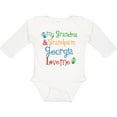 thumbnail image 3 of Inktastic Georgia Grandma Grandpa Loves Me Boys or Girls Long Sleeve Baby Bodysuit, 3 of 5