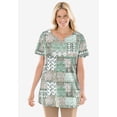 thumbnail image 6 of Woman Within Plus Size 7-Day Notch-Neck Tunic, 6 of 6