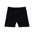 thumbnail image 1 of JLMSPLWG Plus Size Biker Shorts White Compression Shorts Baggy Low Rise Jeans Jean Shorts for Girls 10-12 Girls Jeans Size 7 Work Out Clothes Newborn, Black 6-7 Years, 1 of 4