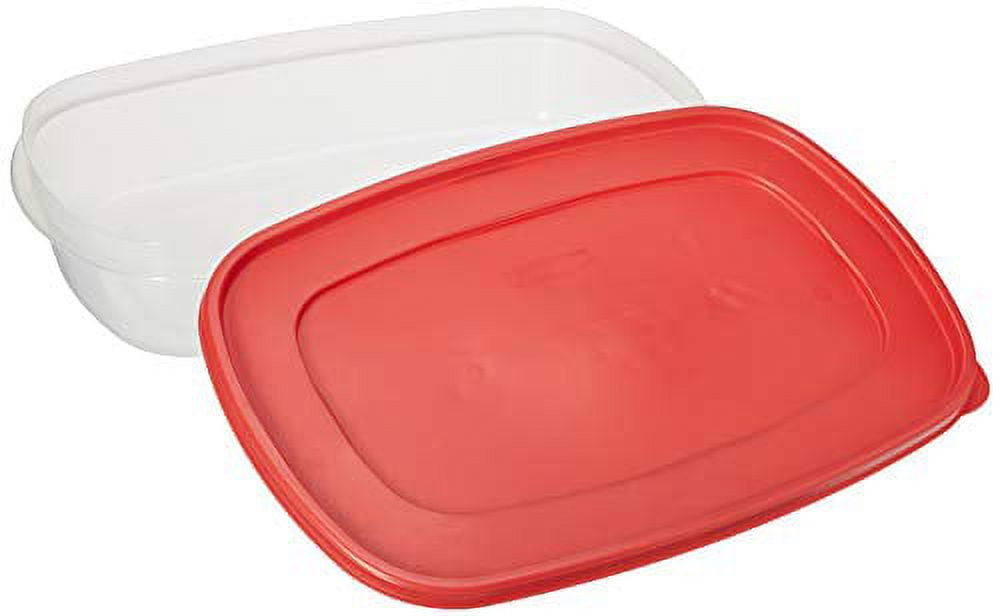 Rubbermaid 7J54 Food Container Easy Find Red Square Replacement Lids 2.75”  #2