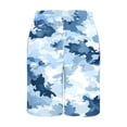 thumbnail image 4 of Pantalones Cortos para Hombre Cintura Elástica con Bolsillos Pantalones Cortos de Playa de Impresión de Moda Casual para Hombres, 4 of 5