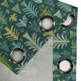 thumbnail image 4 of Ambesonne Grommet Curtain, , 50"x60", Teal Khaki Cadet Blue, 4 of 5
