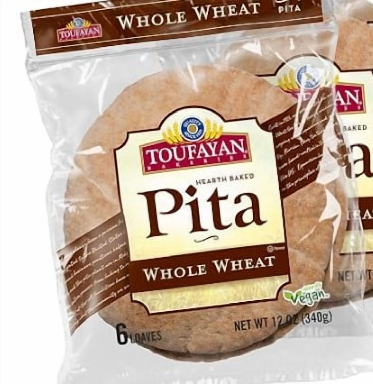 Toufayan 4 Assorted Pita Bread | Vegan | Kosher (4 Pack)