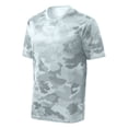thumbnail image 5 of Mens Moisture Wicking CamoHex Polyester T-Shirt White XS, 5 of 8