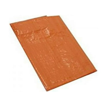 Harpster Tarps 10' x 12' High Visibility Orange 3.3 oz. Poly Tarp 8 Mil