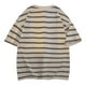 thumbnail image 4 of Blusas y camisas de manga corta y cuello redondo para hombre, blusa informal de verano de manga corta con cuello redondo y corbata, blusa de poliéster para hombre., 4 of 4