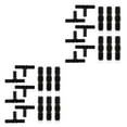 thumbnail image 1 of ZheElen 12pcs Plastic Large Quantity Hose Connector For Extensive Irrigation Systems Wide Applications 2Set, 1 of 6