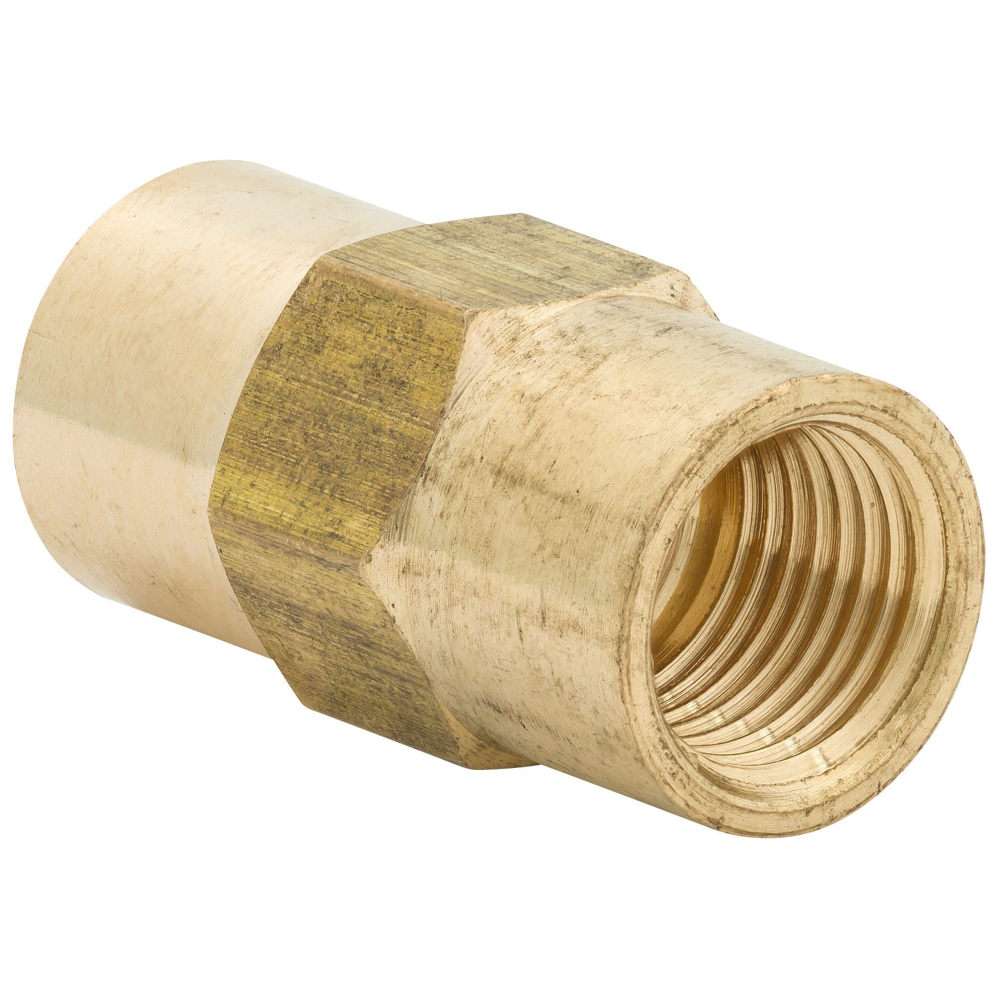 4LifetimeLines Brass Brake Line Union, 3/16" (M10x1.0 Inverted), 10/bag