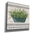 thumbnail image 2 of Epic Graffiti 'Galvanized Farmer's Market Home Sweet Home' by Cindy Jacobs, Canvas Wall Art, 12"x12", 2 of 2