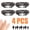 4pcs Super bright headlight, variant on 4/8/12pcs Rechargeable Powerful LED Headlamp with Motion Sensor, Compact Flashlight, USB Rechargeable Portable Camping Searchlight for Outdoor Activities, Fishing, and Camping