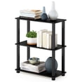 thumbnail image 3 of Furinno Turn-S-Tube 23.6 W x 11.4 D x 29.5 H 3-Shelf Decorative Shelves, Black, 3 of 5