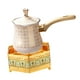 thumbnail image 3 of Calentador de agua turco, cafetera, mantequera, tetera para cocina, sopera y lechera. 900 ml, 3 of 9