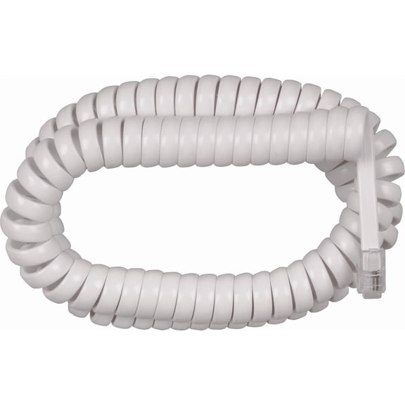 RCA Telephone Handset Coil Cord - Single Pack — Residential Use, Standard Application
