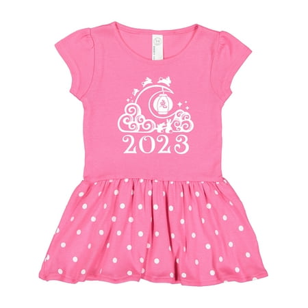 

Inktastic 2023 Chinese New Year Rabbit Gift Toddler Girl Dress