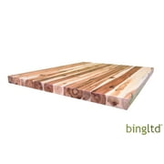 BingLTD - 30" L x 24" Rectangular Acacia Butcher Block Standard Countertop with Edge Grain (CT3024-AC-CC)