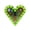 White hair green lig, variant on Educational Heart Light Board Analog Circuit Board For Electronic Theory Practice Beginner Breathing Effect Part
