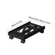 thumbnail image 3 of Adjustable Computer Tower Stand | Mobile Desktop Rack with 4 Locking Caster Wheels for PC Case | Ventilated Cart | Fits 7-11in Width | Plastic | White Black | 16.9x11in, 3 of 6