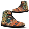 thumbnail image 5 of Womens High Top Sneakers PU Leather Running Shoes Non Slip Walking Athletic Tennis Shoes for Women Ankle Boots, 5 of 9