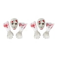 thumbnail image 4 of Bearachild Decoración de calavera de Halloween Unisex, accesorio de fiesta fácil de usar, accesorios de decoración de Halloween, una mancha de Viejo mancha de sangre 2Conjunto, 4 of 6