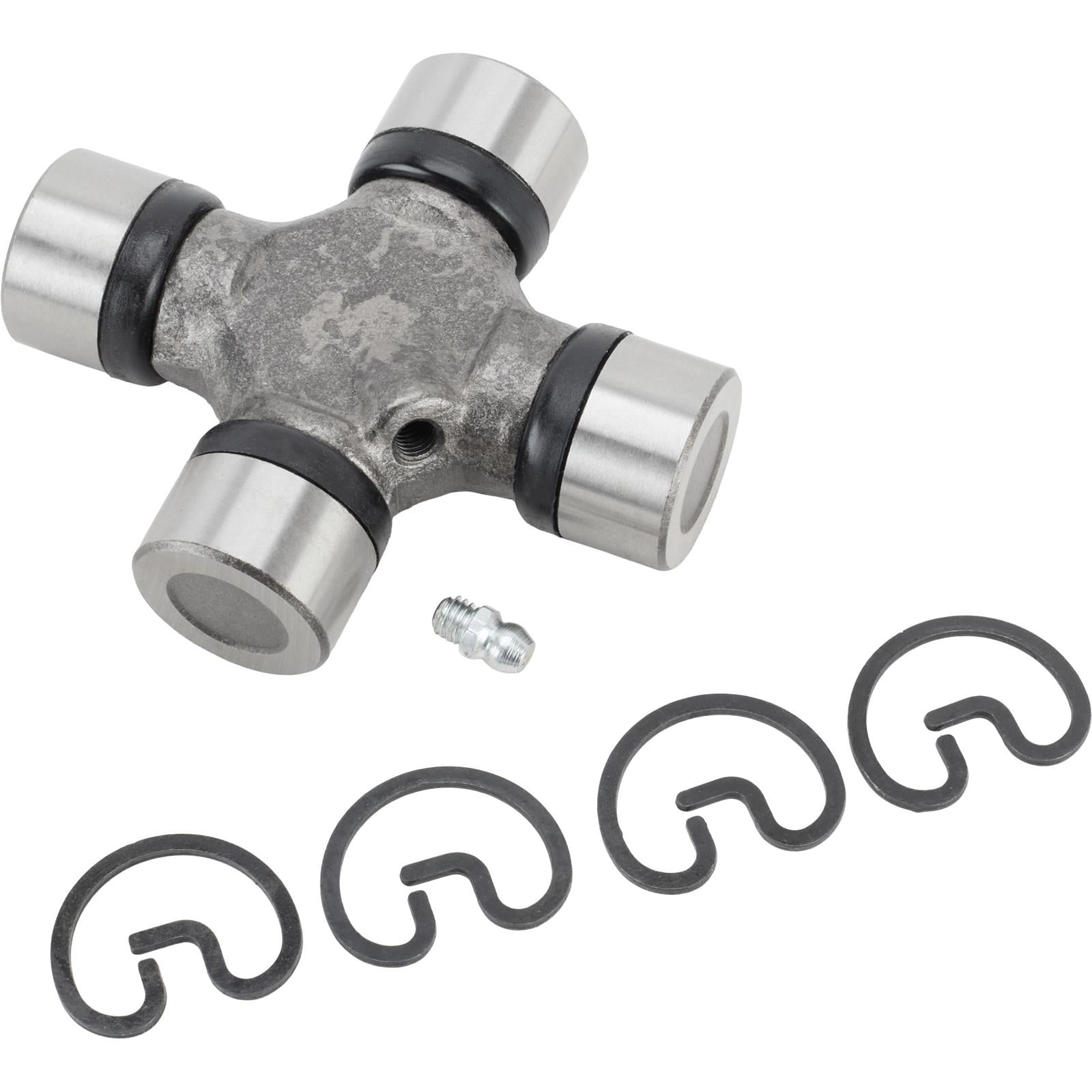 Speedway Motors 1310/1330 Series Fits Chevy to Ford U-Joint, Forged Steel U-Joints Include Outside Retaining Clips and Grease Zerk, 1-1/16 Inch O.D., 3-7/32 Inch Width