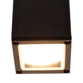 thumbnail image 4 of Aplique de pared para exteriores, IP44, color negro, 2 luces E27, 10W, 4 of 5