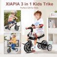 thumbnail image 6 of Wdmiya 3-in-1 Toddler Bike for 2-4 Year Old Boys & Girls, Adjustable Seat, Removable Pedals & Training Wheels, Baby Balance Bike, Christmas & Birthday Gift, Black, 6 of 7