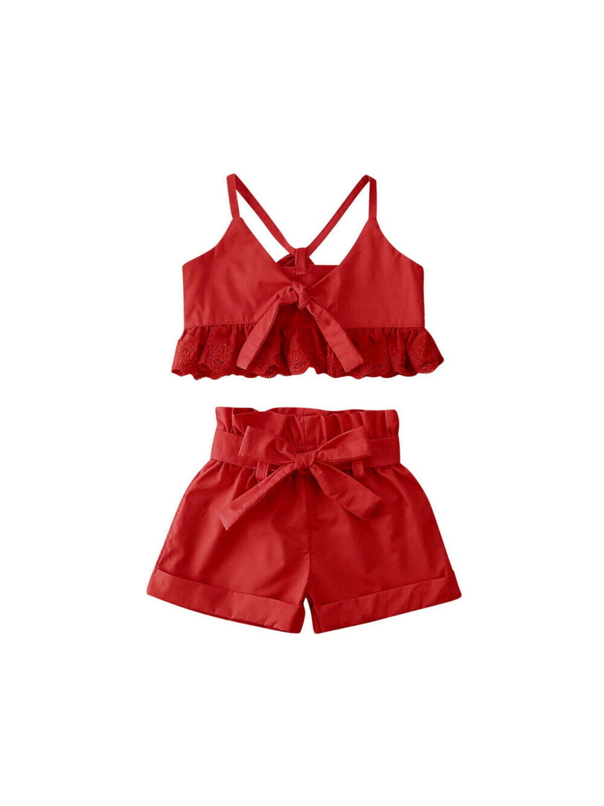 girls summer vest tops