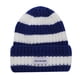 thumbnail image 1 of Gorros de lana para hombres y mujeres, gorro de punto grueso de dos colores con rayas verticales, tejido de dos colores para invierno, 1 of 6