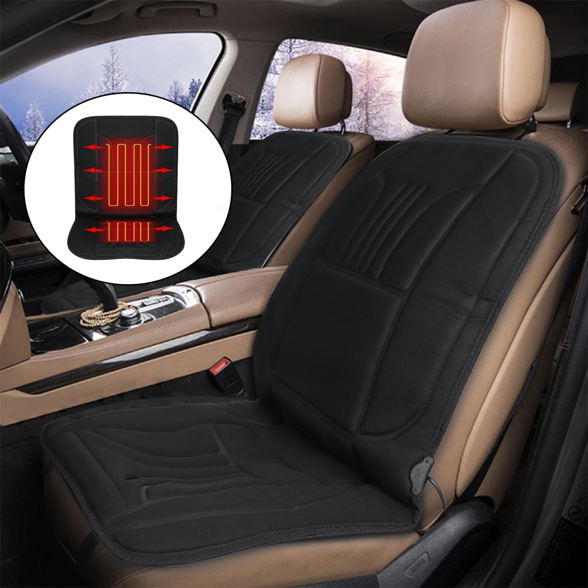 heated car seat covers walmart
