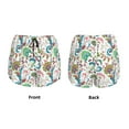 thumbnail image 5 of Vsdgher Fairy Flower Print Women's Running Double Layer Shorts High Waisted with Pockets Elastic Yoga Workout Athletic Gym Sports, 5 of 8